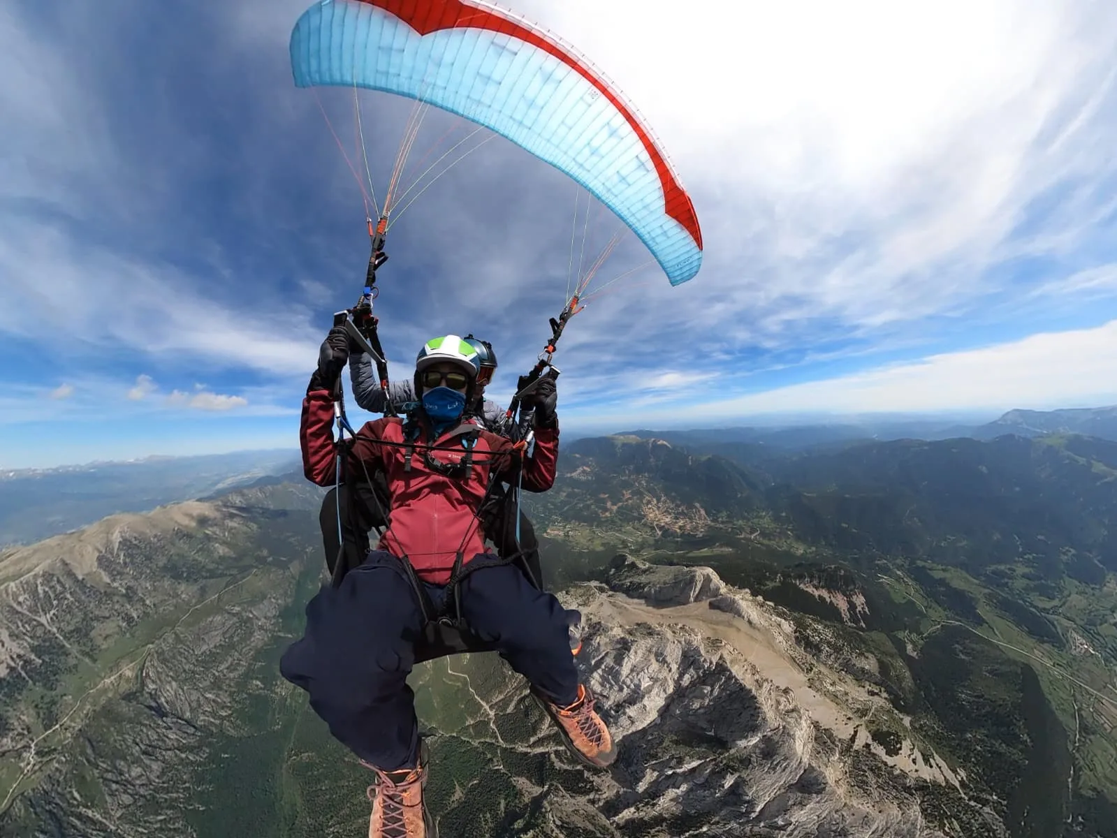 El macizo del Pedraforca desde el vuelo